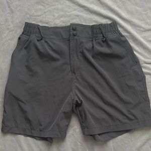 BURLEBO Men's Charcoal Athletic Shorts